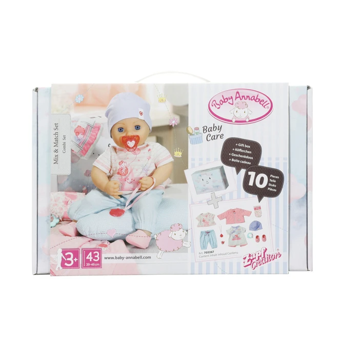 Zapf Creation Baby Annabell - Kombi Set - 10teilig 1 Zapf Creation Baby Annabell - Kombi Set - 10teilig
