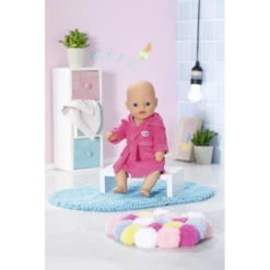 Zapf Creation BABY Born Little - Bademantel - 36 Cm -Zapf Creation 227151 4001167830581 zapf bb bademantel 03