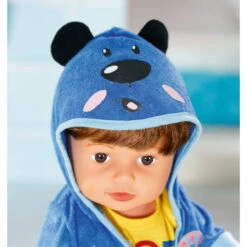 Zapf Creation BABY Born - Bath Deluxe Bademantel - 43 Cm -Zapf Creation 227191 4001167830499 zapf babyborn bademantel blau 04