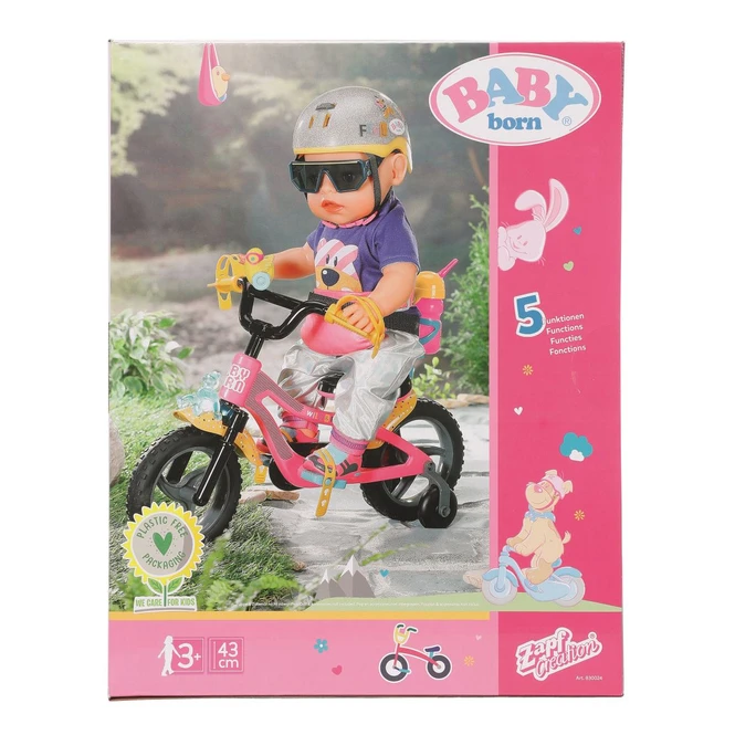 Zapf Creation BABY Born - Fahrrad - 43 Cm 3 Zapf Creation BABY Born - Fahrrad - 43 Cm – Bild 3