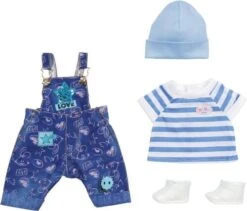 BABY Born® - Deluxe Jeans Latzhosen Set, 43 Cm
