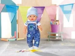 BABY Born® - Deluxe Jeans Latzhosen Set, 43 Cm -Zapf Creation 50605264 7 2 4001167829127 1280x1280