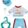 BABY Born® - Little Sport Outfit Blau, 36 Cm