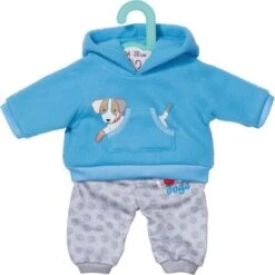 Dolly Moda - Sport-Outfit Blau, 36 Cm