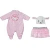 ZAPF 703229 Baby Annabell Deluxe Glitzer Set 43 Cm