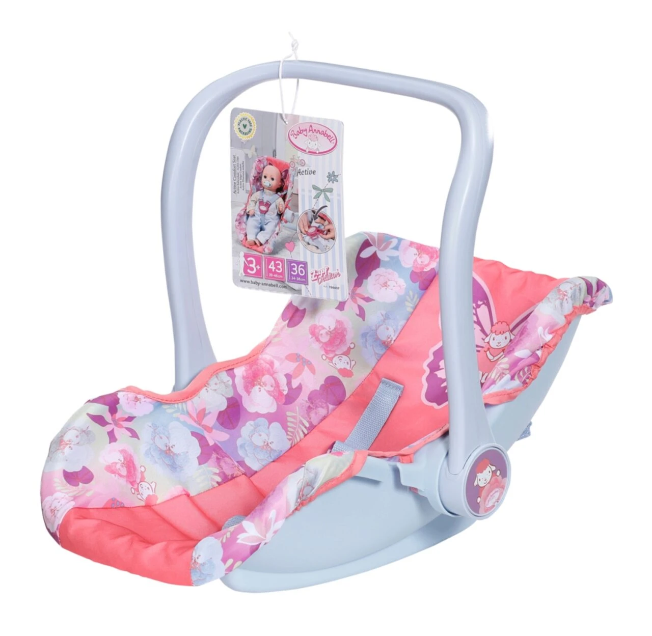 ZAPF 706657 Baby Annabell Active Babyschale Komfortsitz 1 ZAPF 706657 Baby Annabell Active Babyschale Komfortsitz