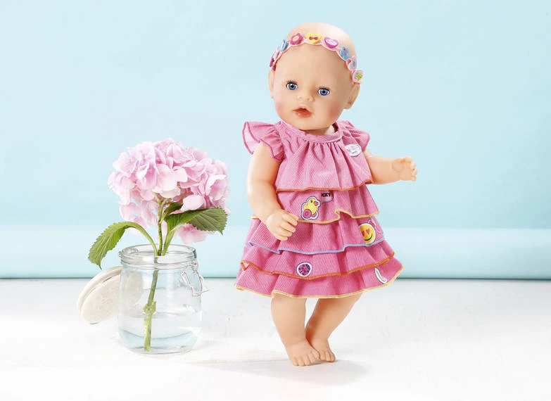 ZAPF 824481 BABY Born® Sommerkleid Set Mit Pins 3 ZAPF 824481 BABY Born® Sommerkleid Set Mit Pins – Bild 3