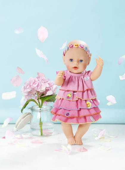 ZAPF 824481 BABY Born® Sommerkleid Set Mit Pins 4 ZAPF 824481 BABY Born® Sommerkleid Set Mit Pins – Bild 4