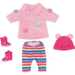 ZAPF 826959 BABY Born Trend Glitzer Mantel 43 Cm