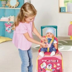 ZAPF 828441 BABY Born® Holiday Trolley Mit Puppensitz -Zapf Creation zapf 828441 baby born holiday trolley mit puppensitz 2