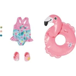 ZAPF 829707 BABY Born Holiday Schwimmspaß Set 43 Cm