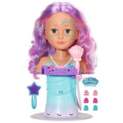 ZAPF 830550 BABY Born Sister Styling Head Meerjungfrau