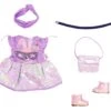 ZAPF 830796 BABY Born Deluxe Happy Birthday Outfit 43 Cm