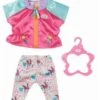 ZAPF 833605 BABY Born Freizeitanzug Pink 43 Cm