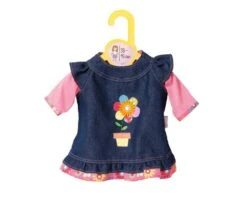 ZAPF 870006 Dolly Moda Jeanskleid 38-46 Cm