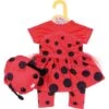 ZAPF 870938 Dolly Moda Süßes Marienkäfer Outfit 36 Cm
